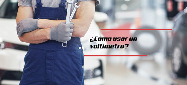 ¿Cómo usar un voltímetro?