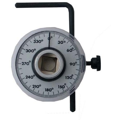 Goniómetro de 1/2" | para comprobación de ángulo de torque | cabezal cuadrado