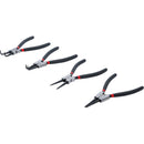 Set De Pinzas De Punta Para Seguros Circlip 4 Pza Bgs 52100 - Cedratools
