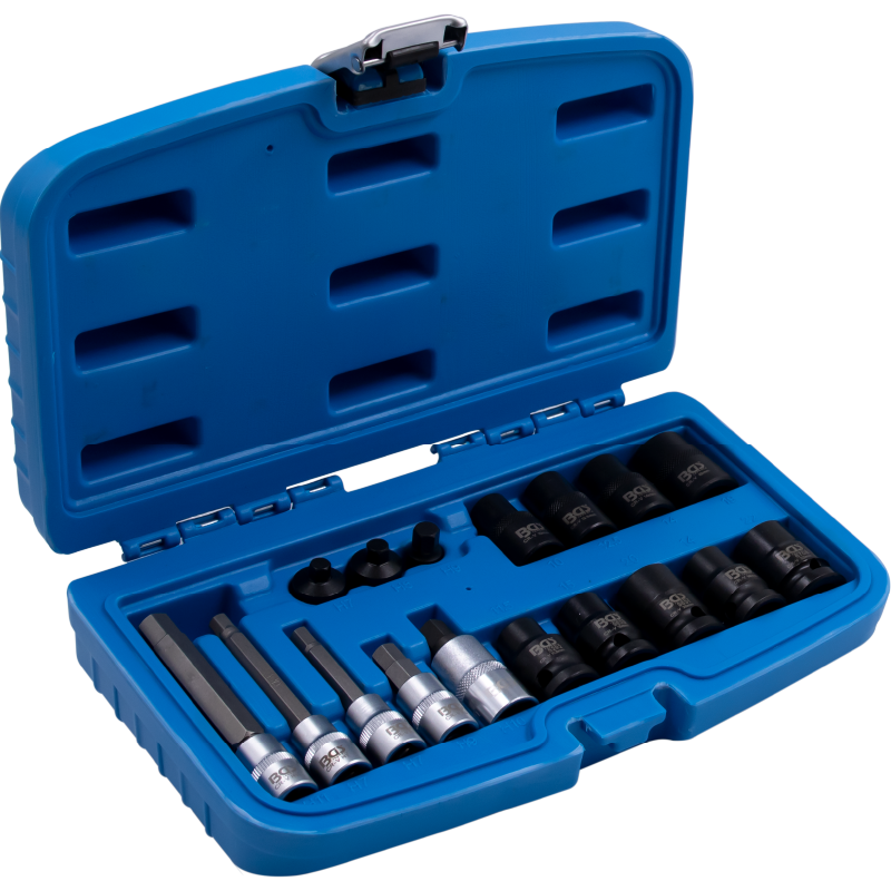 JUEGO DE DADOS Y PUNTAS ESPECIALES PARA CALIPER DE FRENO | 17 PIEZAS