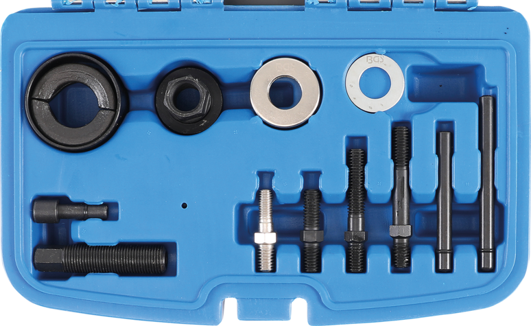 JUEGO DE EXTRACTOR Y MONTAJE DE POLEAS | PARA GM, FORD | 13 PIEZAS