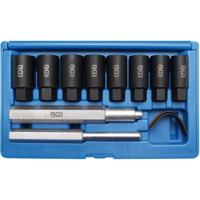 Juego de dados especiales para desmontar tornillos antirrobo | 10 piezas