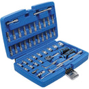 Bgs 2146 Autocle Dados Con Matraca Milimétrico 1/4 46 Pzas