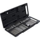 Bgs 7073 Juego De Puntas Torx, Allen Y Bristol 40 Pzas, Grado Acero S2 Color Gris