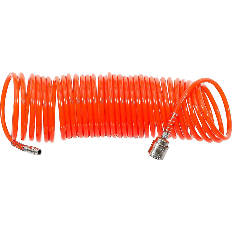 Manguera De Aire Comprimido Espiral 10 M. 6-8 Mm | Bgs 3265 Naranja
