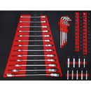 Caja Con 158 Herramientas 6 Cajones & Puerta Latera Bgs 6055 Color Negro