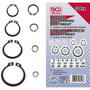 Bgs 8046 Seguro Tipo Omega Anillo Retención 3-32mm 300 Pzas - Cedratools