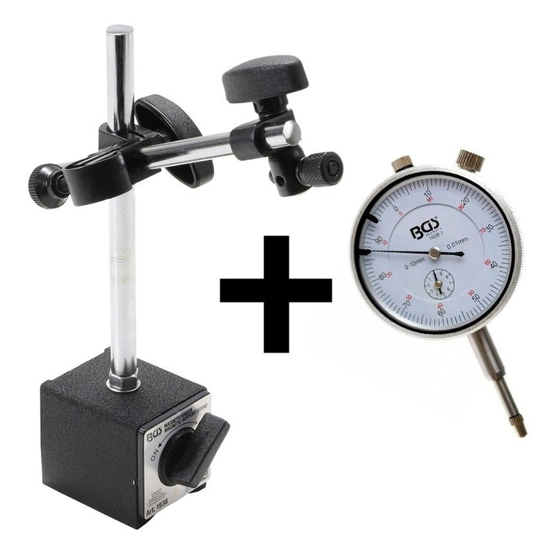 Bgs 91938 Base Magnetica  + Calibrador De Caratula