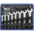 Llaves Combinadas Extra Cortas Estándar 3/8 - 7/8 | 8 Piezas