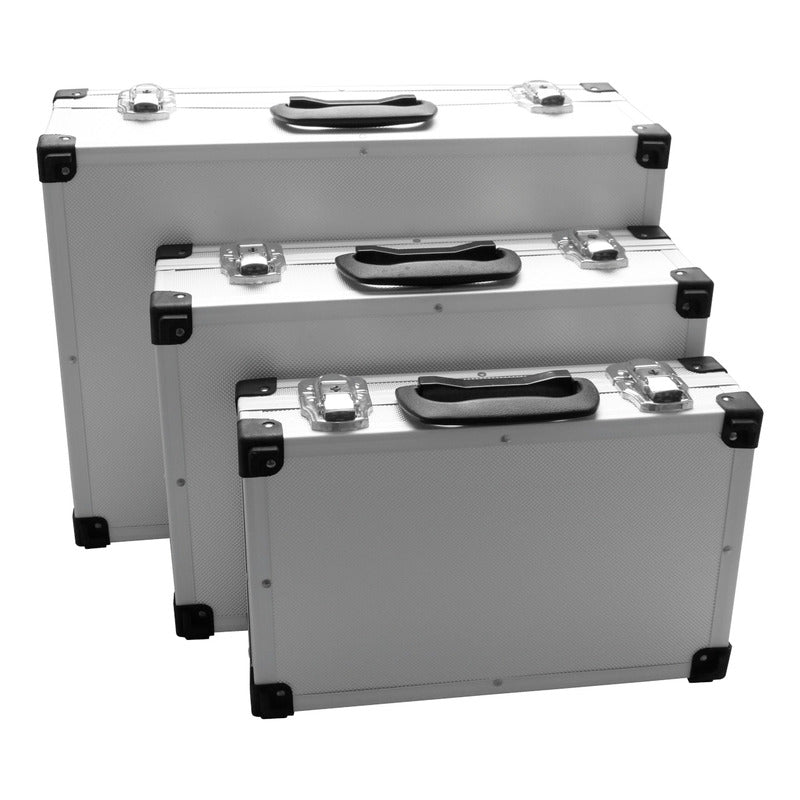 Juego De 3 Maletines De Aluminio | Bgs 3307