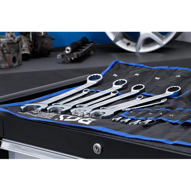 Bgs 1196 Juego De Llaves Combinadas Metricas 6-32 Mm 25 Pzas