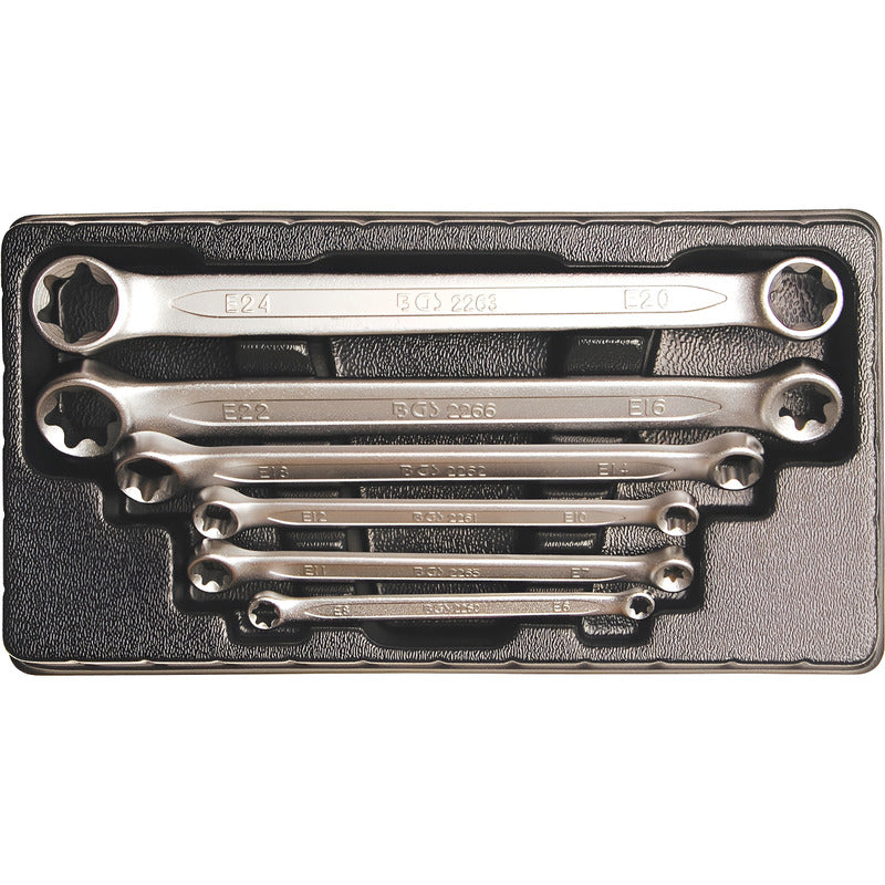 Juego Llaves Torx | Planas | E6 X E8 - E20 X E24 | Bgs 2268