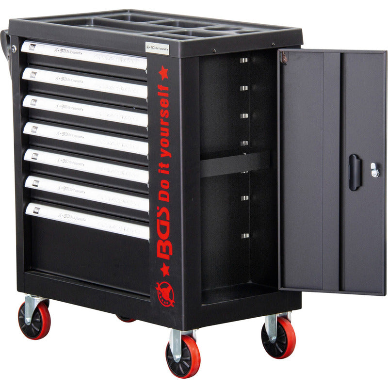 Gabinete De Herramientas 6 + 1 Cajones Uso Rudo Bgs 6055-1 Color Gris Oscuro