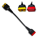 Cable Extensión Obd2 Launch 16 Pines Reforzada | 37cm