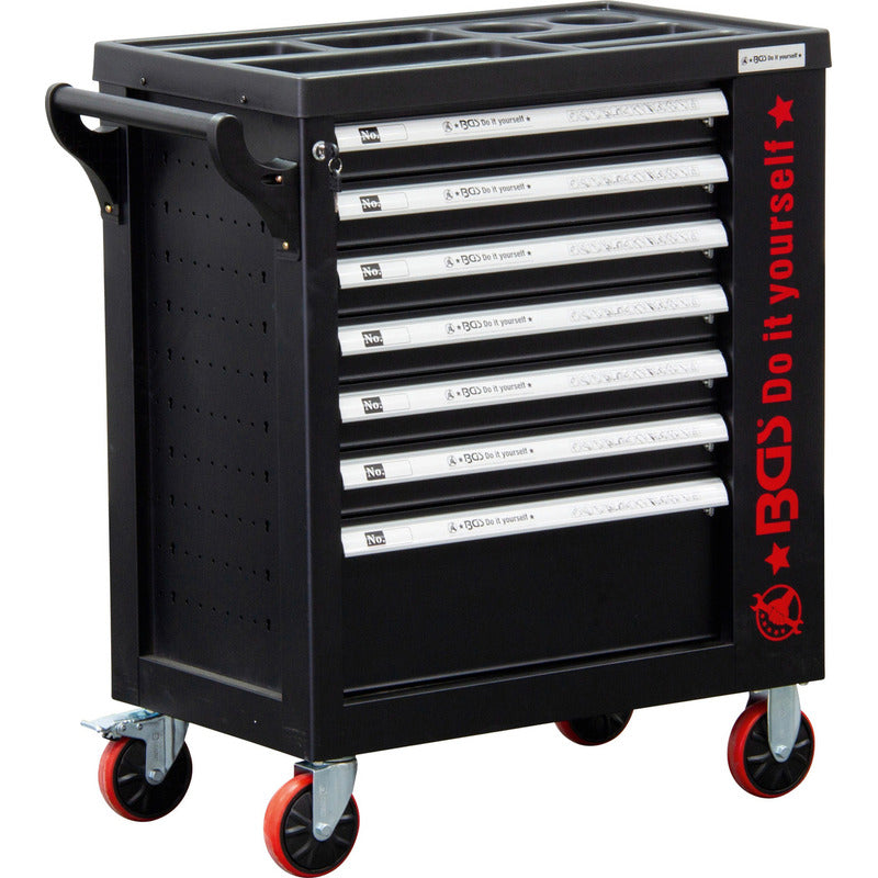 Gabinete De Herramientas 6 + 1 Cajones Uso Rudo Bgs 6055-1 Color Gris Oscuro