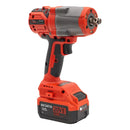 Besita E-301 Pistola De Impacto Electrica Profesional De 1/2 Rojo 60hz
