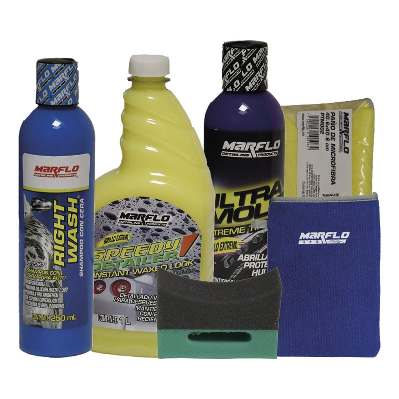 Kit Para Detallado & Descontaminación Profesional Marflo