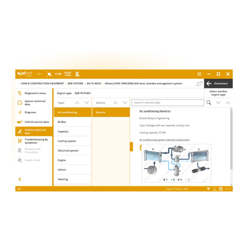 Interfase Diagnostico Maquinaria De Construcción Jaltest Ohw
