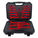 Juego De Llaves Planas Vde | 6-32 Mm | 20 Piezas | Bgs 71085 Color Rojo