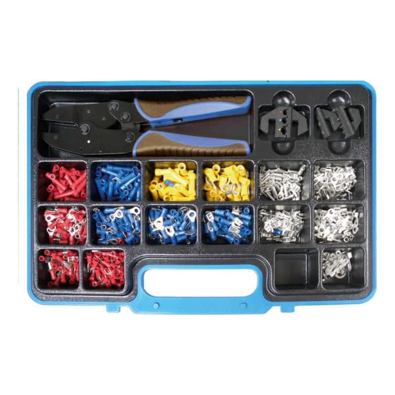 Juego Pinza Ponchadora Con Terminales | 1000 Pz | Bgs 1411