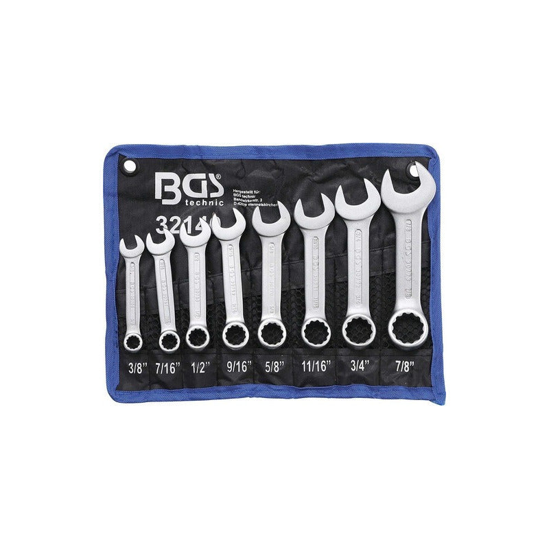 Bgs 32140 Set Llaves Combinadas Cortas Estándar 3/8 - 7/8
