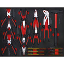 Caja Con 158 Herramientas 6 Cajones & Puerta Latera Bgs 6055 Color Negro