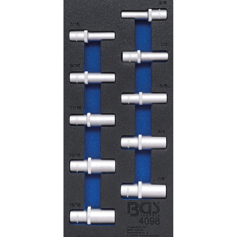 Juego De Dados Hexagonal Largos| 1/2  | 10 Pzs | Bgs 4098