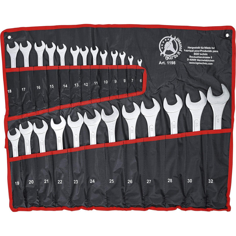 Bgs 1198 Juego De Llaves Combinadas 25 Piezas  6 A 32 Mm