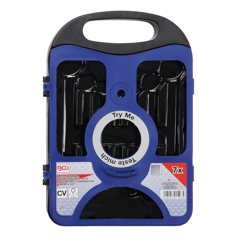 Juego Llaves Combinadas Con Matraca | 8-19 Mm | Bgs 1596