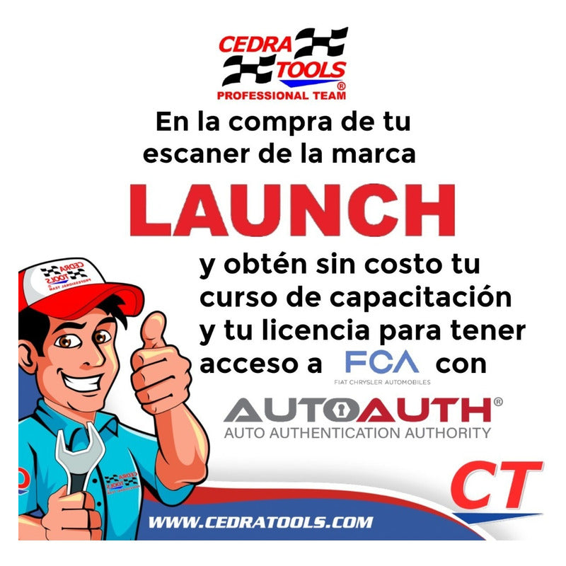 Scanner Launch X431 Pro Se + Can Fd + Fca + Licencia 3 Años
