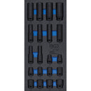 Juego Dados Impacto Hexagono | 1/2  | 10 - 24 Mm | Bgs 4130