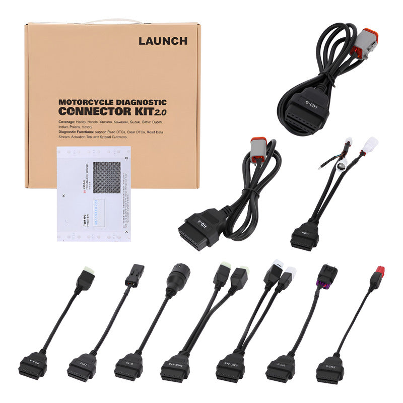 Kit De Conectores De Diagnóstico De Motocicleta Launch