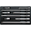 Juego De Extensiones | 1/4, 3/8, 1/2 | 9 Pz | Bgs 2253