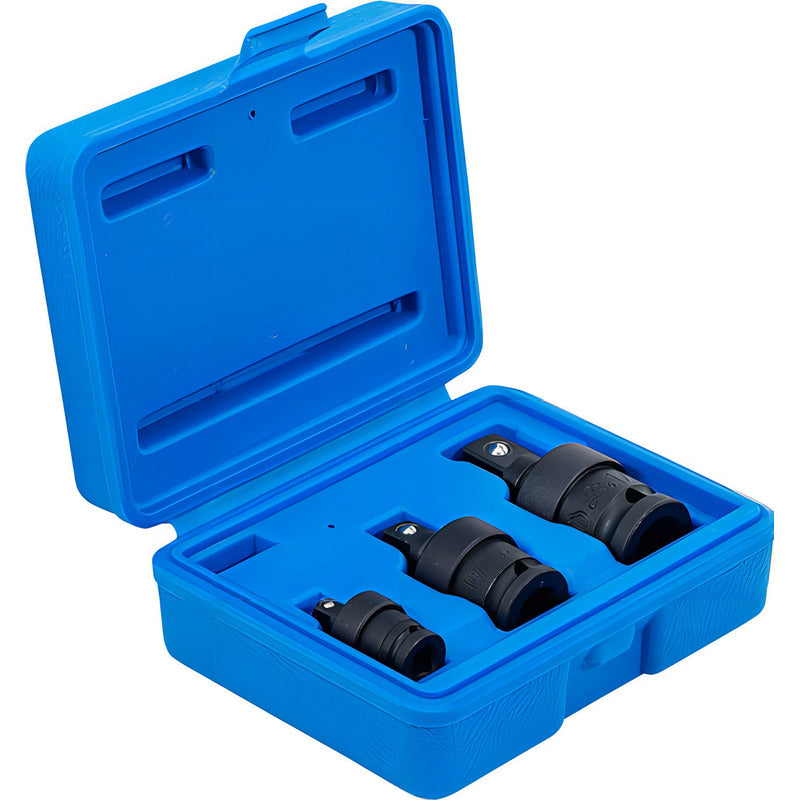 Set De Nudo Universal De Impacto 1/4, 3/8 Y 1/2 Bgs 9459 Color Negro