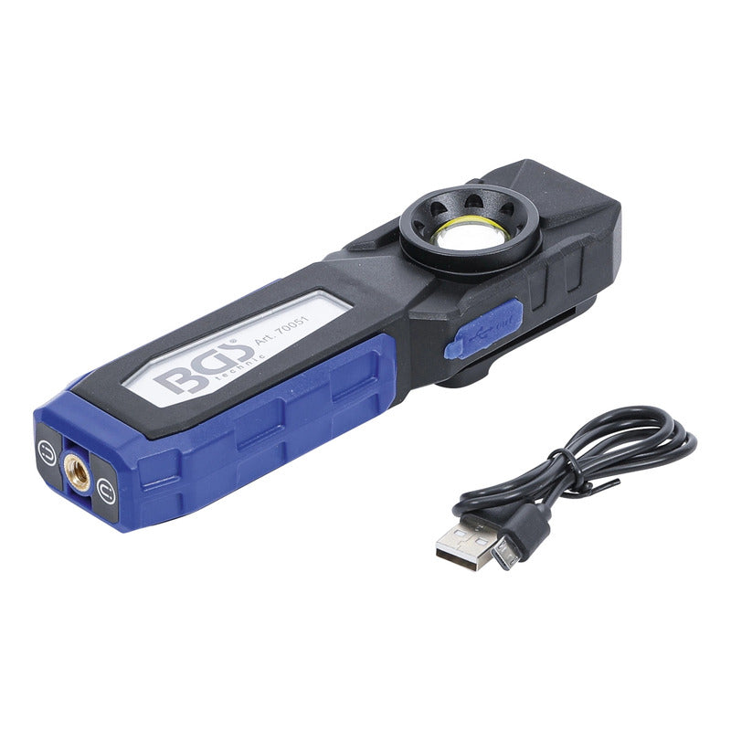 Lampara Para Mecanico | Iman Y Gancho | Plegable | Bgs 70051