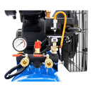 Compresor De Aire C Banda Horizontal 60l 3hp Monofasico Azul