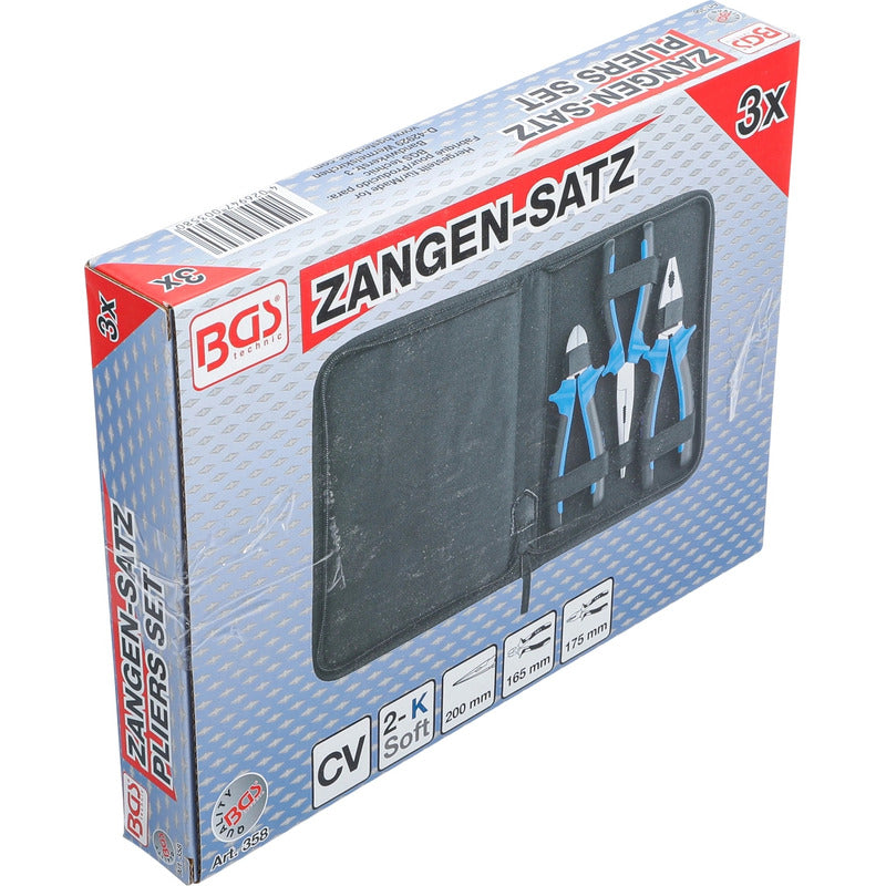 Juego De Pinzas | 3 Pz | Bgs 358