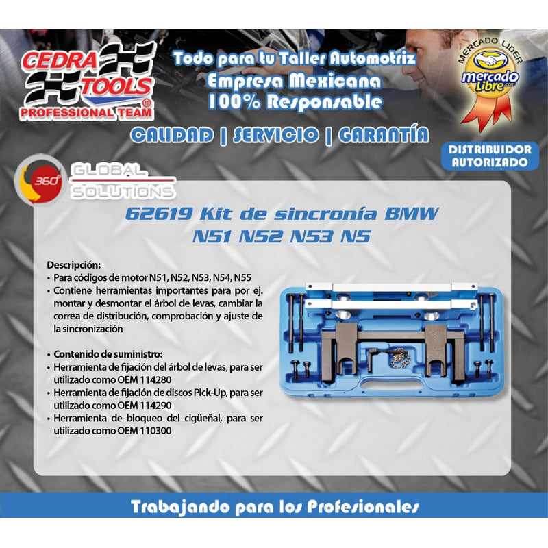Bgs 62619 Kit De Sincronía Bmw Motores N51, N52, N53, N54