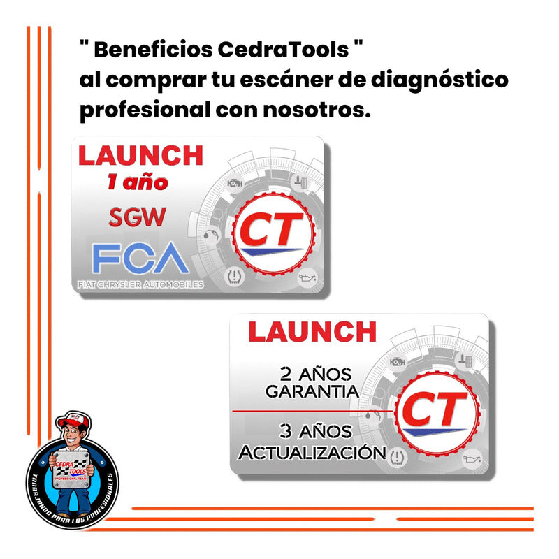 Escaner Launch Crp919 Max Can-fd Doip | 3 Años Actualización