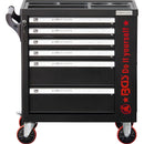 Caja Con 158 Herramientas 6 Cajones & Puerta Latera Bgs 6055 Color Negro