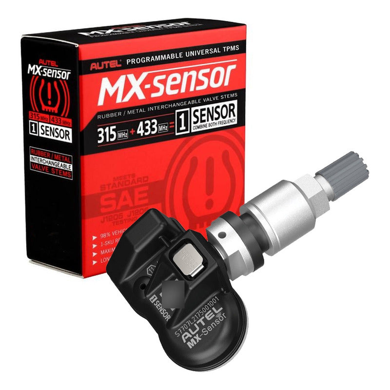 10 Sensor Tpms Metalico Programable Autel Dual 315 Y 433 Mhz