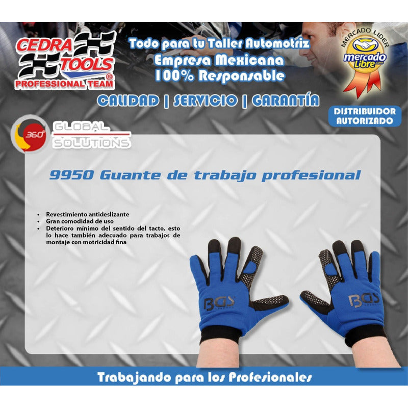 Guante De Trabajo Profesional Talla L Bgs 9950