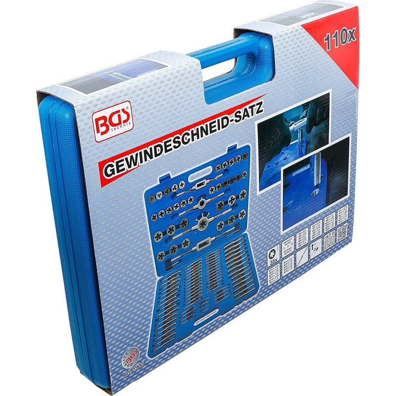 Bgs 1900 Juego Machuelos Y Tarrajas M2- M18 - 110 Piezas