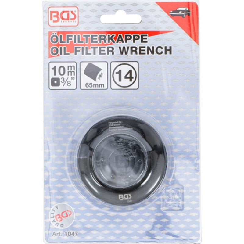 Llave Quita Filtros 65mm, 14 Caras Motos Y Autos Bgs 1047