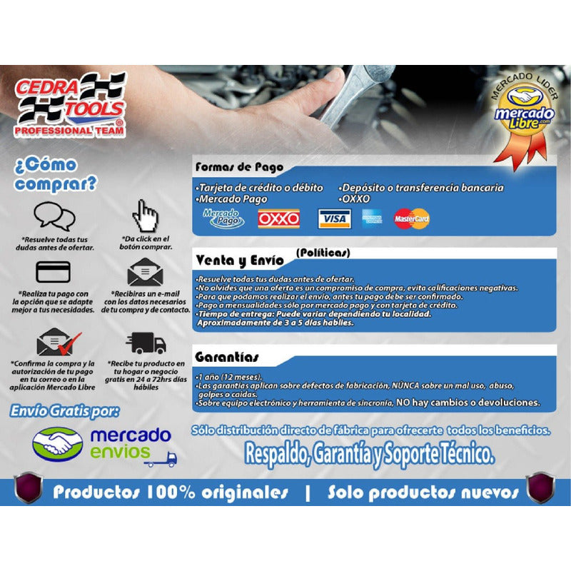 Bgs 98697 Kit De Sincronia Aveo, Cruze, Sonic, Trax, G3, G5