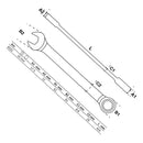 Llave Combinada Con Matraca | 32 Mm | Bgs 6532