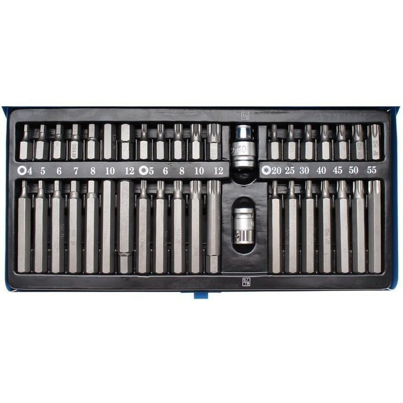 Juego Premium De Puntas Torx Allen Y Bristol (40 Pzas) Acero