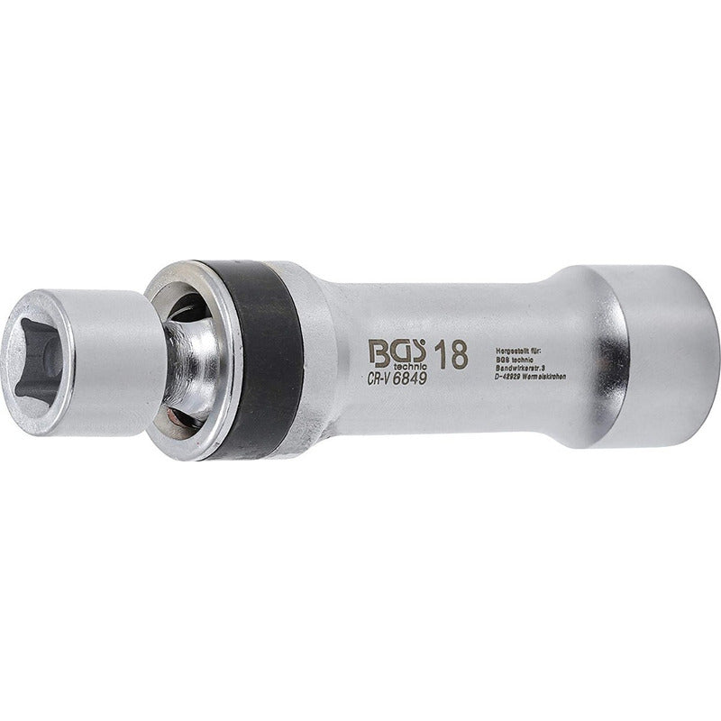 Bgs 6849 Dado Articulado Para Bujías 18mm 12 Caras 3/8