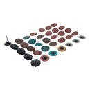 Juego Discos Abrasivos | Plato Lijador | Ø 50 Mm | Bgs 6649