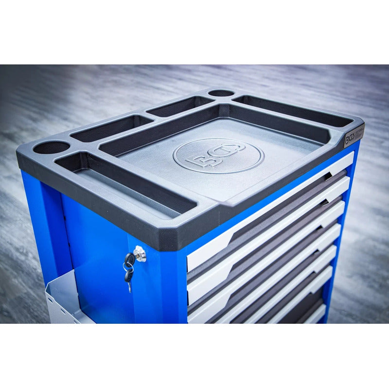 Bgs Technic 4236 Gabinete Móvil Azul Con 7 Cajones Azul
